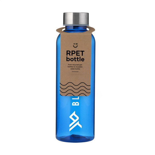 Trinkflasche bedrucken: Senga GRS RPET Bottle 500 ml Trinkflasche Farbe: Blau