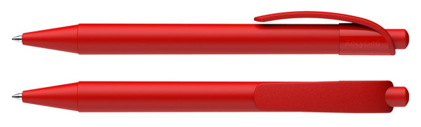 Schneider Kugelschreiber mit Logo | Schneider Dynamix Recycling (opak) | Farbe: Rot 