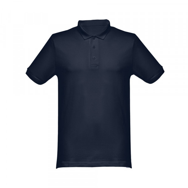  Poloshirts mit Logo | THC MONACO Herren Poloshirt, 240 g/m² | Farbe: Dunkelblau 
