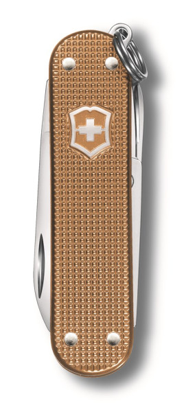 Werbeartikel Victorinox  Classic SD Alox | Kleines Schweizer Taschenmesser, 58 mm | Farbe: Wet Sand