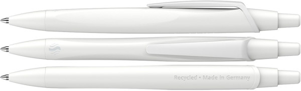  Schneider Kugelschreiber bedrucken: Kugelschreiber Reco Basic. Farbe: weiß/weiß