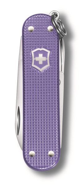 Werbeartikel Victorinox  Classic SD Alox | Kleines Schweizer Taschenmesser, 58 mm | Farbe: Electric Lavender