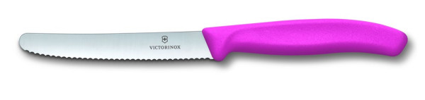Werbeartikel Victorinox Tomatenmesser mit Gravur | Farbe: Rosa 