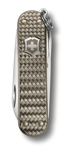 Werbeartikel Victorinox Classic Precious Alox | Kleines Schweizer Messer, 58 mm | Farbe: Infinite Gray 