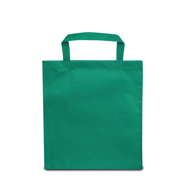 Apothekertasche bedrucken: PRAG reißfesten Premium-PP Non-woven, 22 x 26 cm, Farbe: Grün 