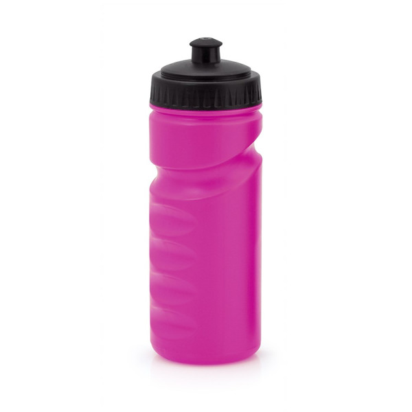  Sportflasche bedrucken | Trinkflasche Iskan | 500 ml | Farbe: pink-schwarz