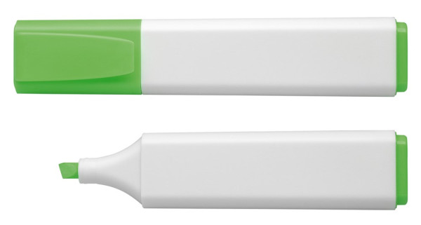  Schneider Textmarker Highlighter 150 | Gehäuse: weiß/grün. Schreibfarbe: grün | bedrucken mit Ihrem Logo