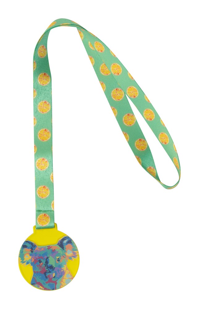 Subdal Colour - Individuelle Medaille - gelb/transparent