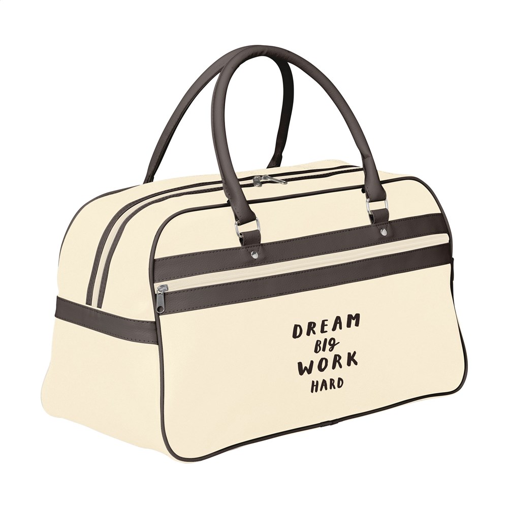 RetroSport Sporttasche - Beige/braun