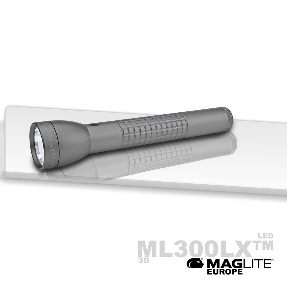 Maglite®  ML300LX™ LED 3D - Grau / Matt