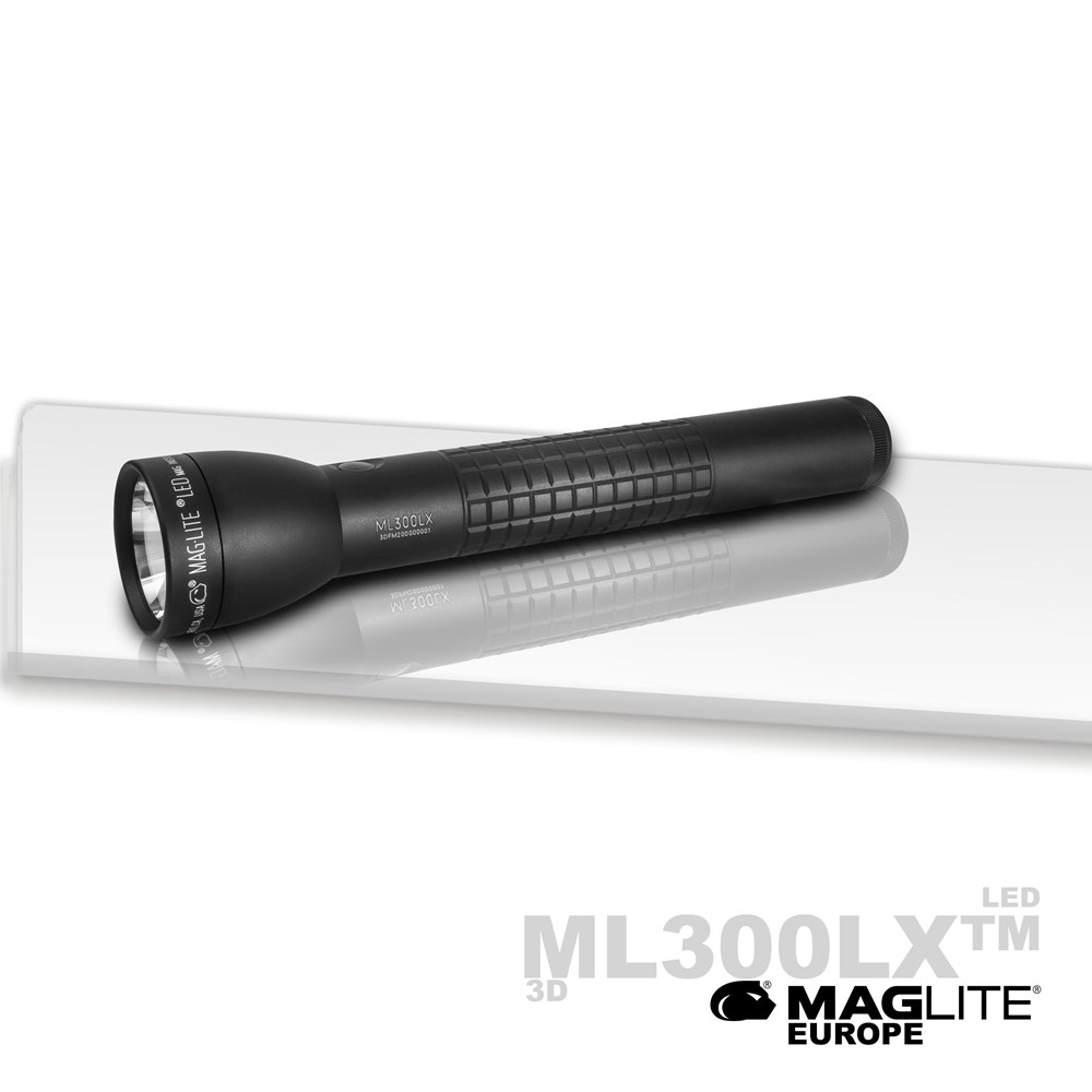 Maglite®  ML300LX™ LED 3D - Schwarz / Matt