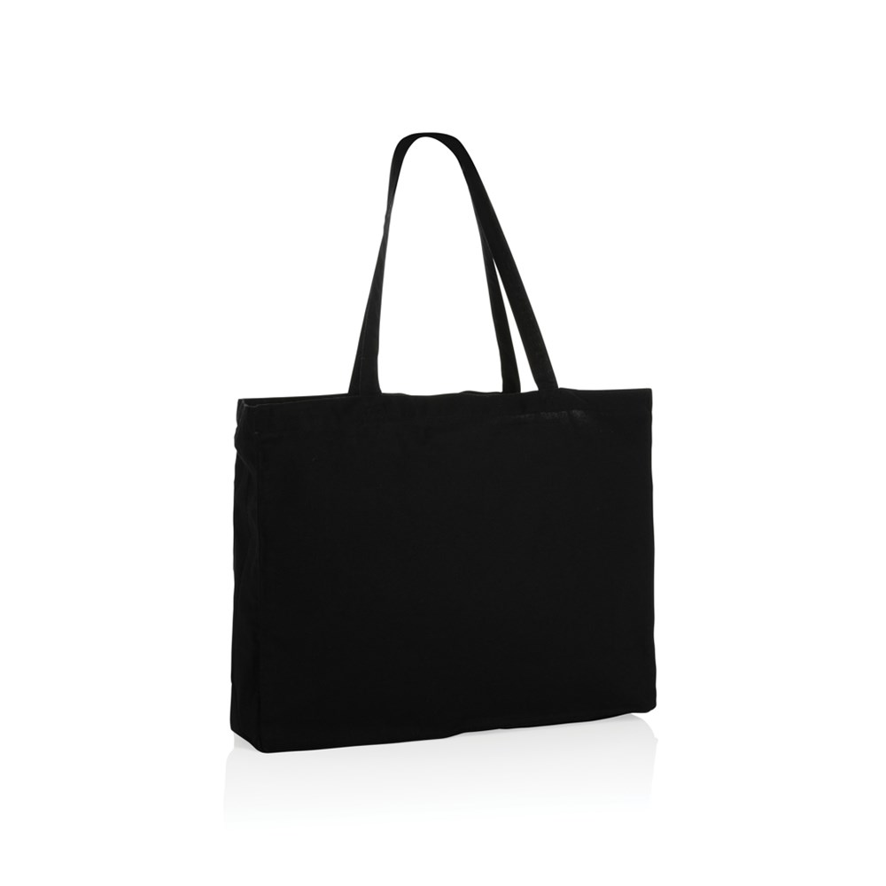 Impact AWARE™ recycelte Baumwoll-Shopper 145gr - schwarz (± PMS Black)