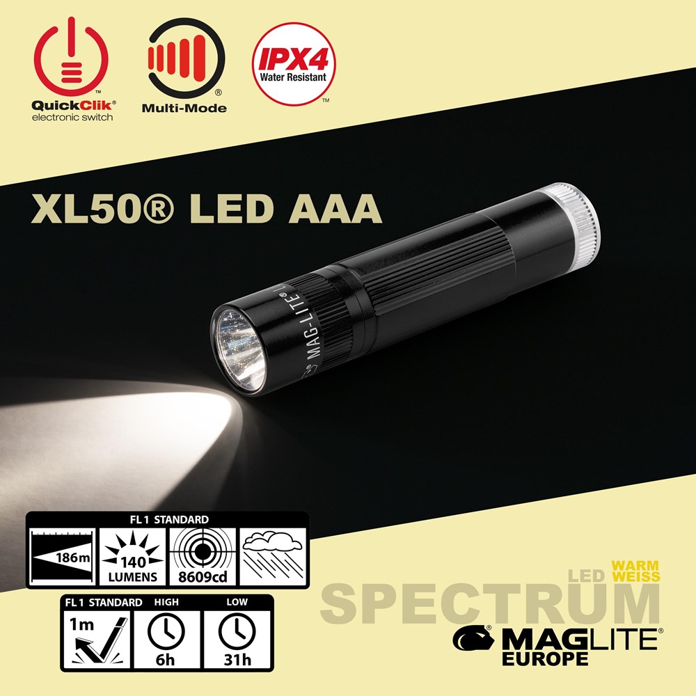 Maglite®  Spectrum Series™  XL50® - warm weiß