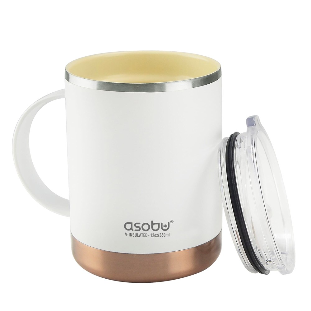 Asobu Ultimate Becher mit Puramic 360ml - WEISS