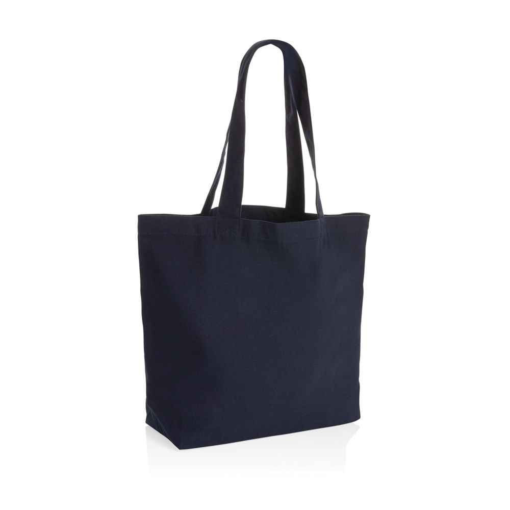 Impact Aware™ 240g/m² rcCanvas Shopper + Tasche, ungefärbt - navy blau (± PMS 539)