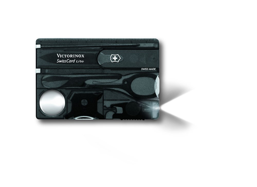 Victorinox SwissCard LITE - schwarz-transparent