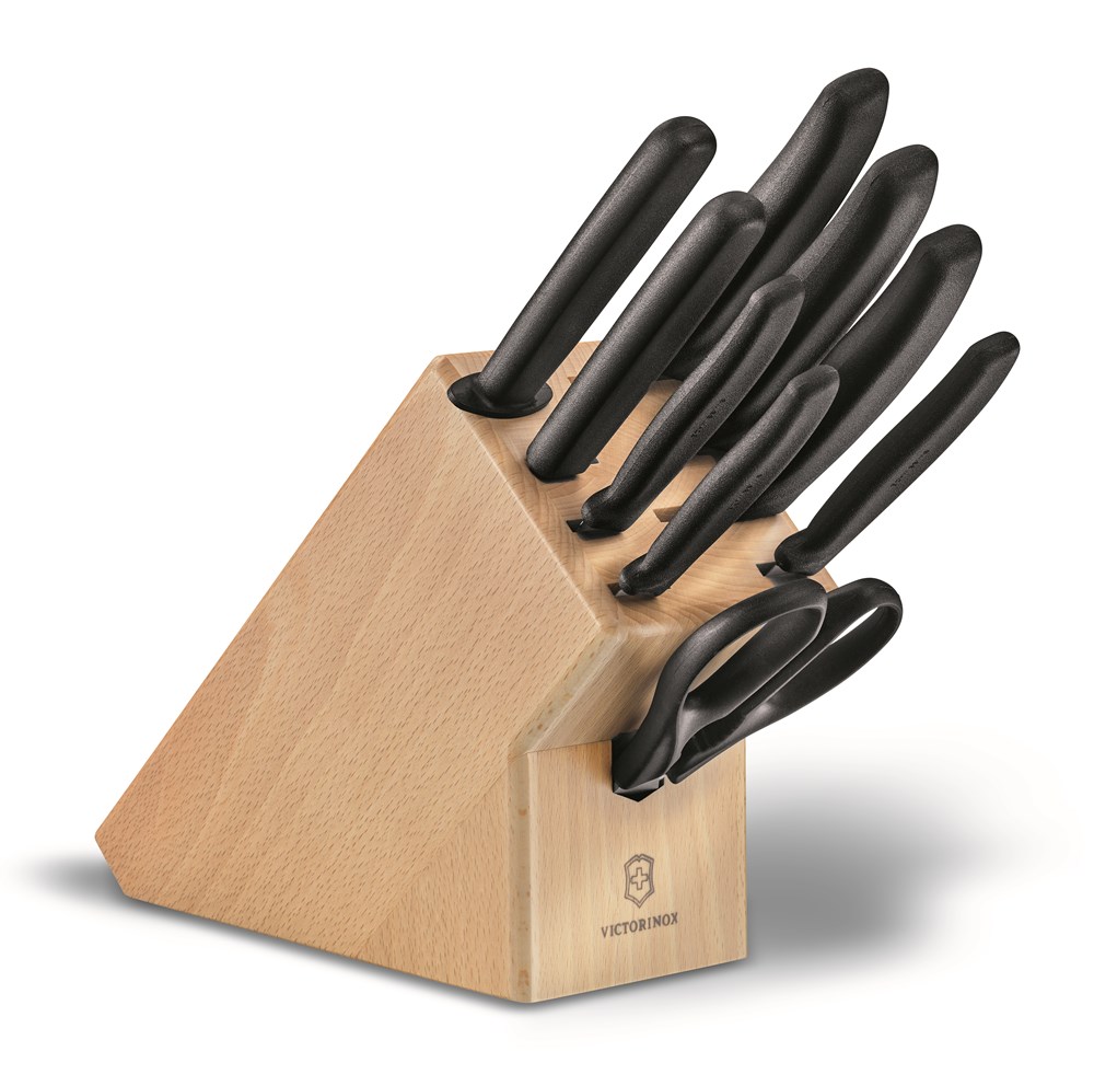 Victorinox Swiss Classic Messerblock, 9-teilig mehrfarbig