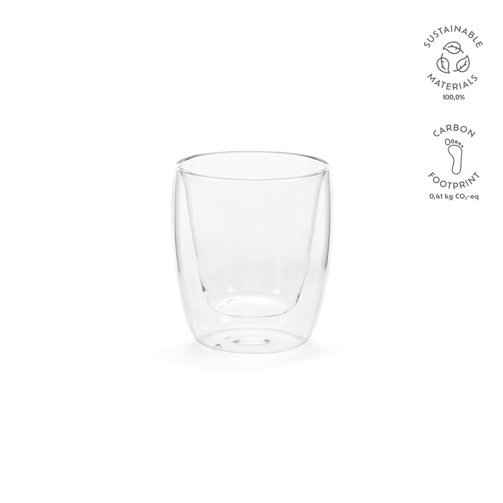 Meuse 220 Tasse Borosilikat Glas 250 ml  - Durchsichtig