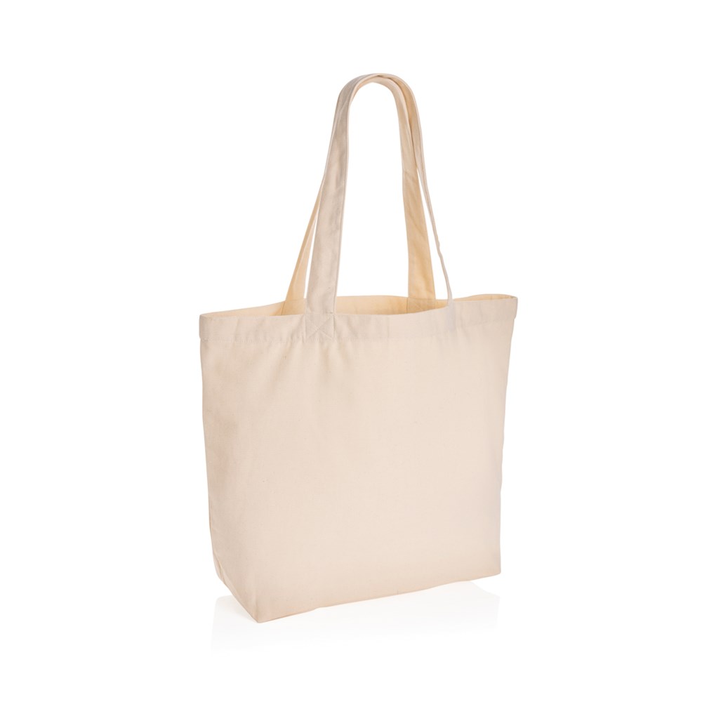 Impact Aware™ 240g/m² rcCanvas Shopper + Tasche, ungefärbt - off white (± PMS Natural)