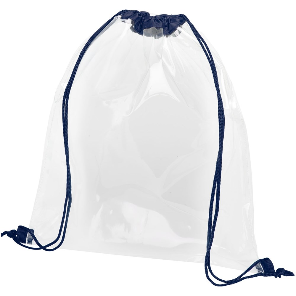 Lancaster Premium Turnbeutel 5L - navy, transparent klar