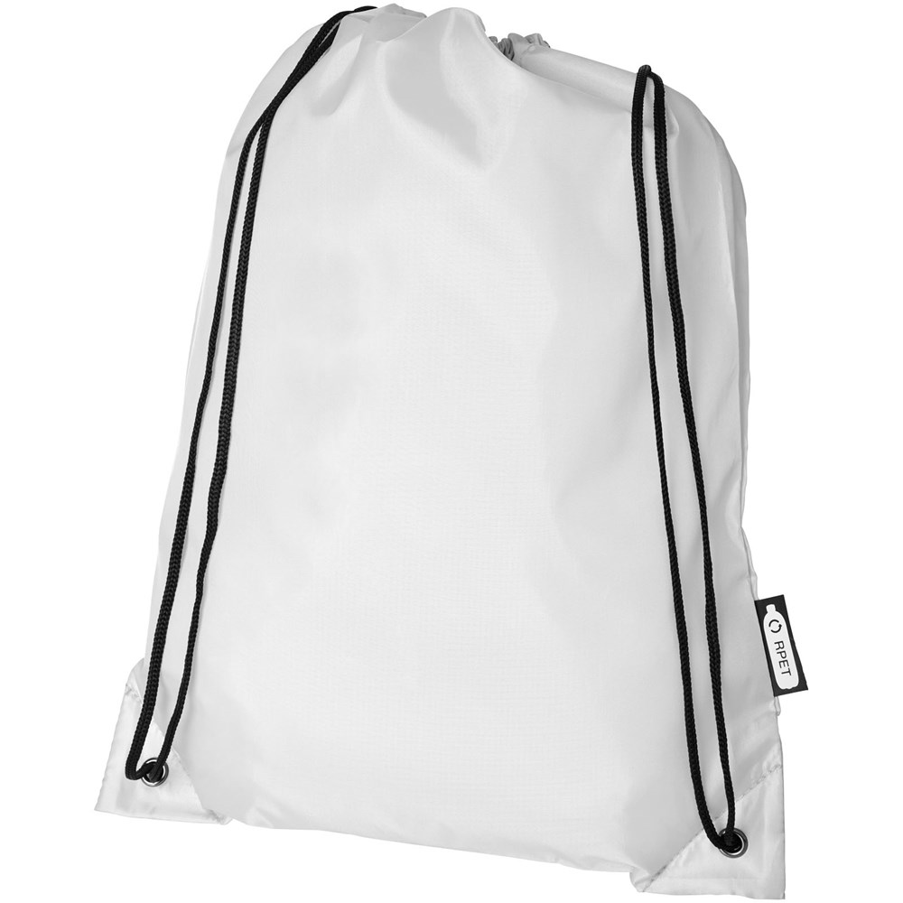 Oriole Turnbeutel aus RPET 5L - WEISS
