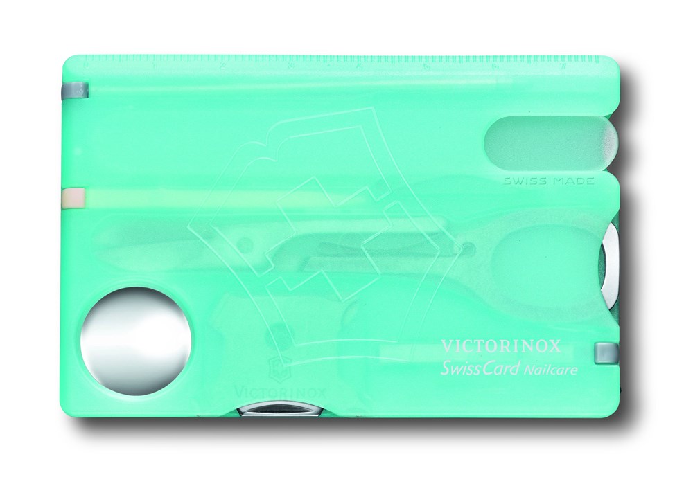 Victorinox SwissCard NAILCARE - Eisblau-Transparent