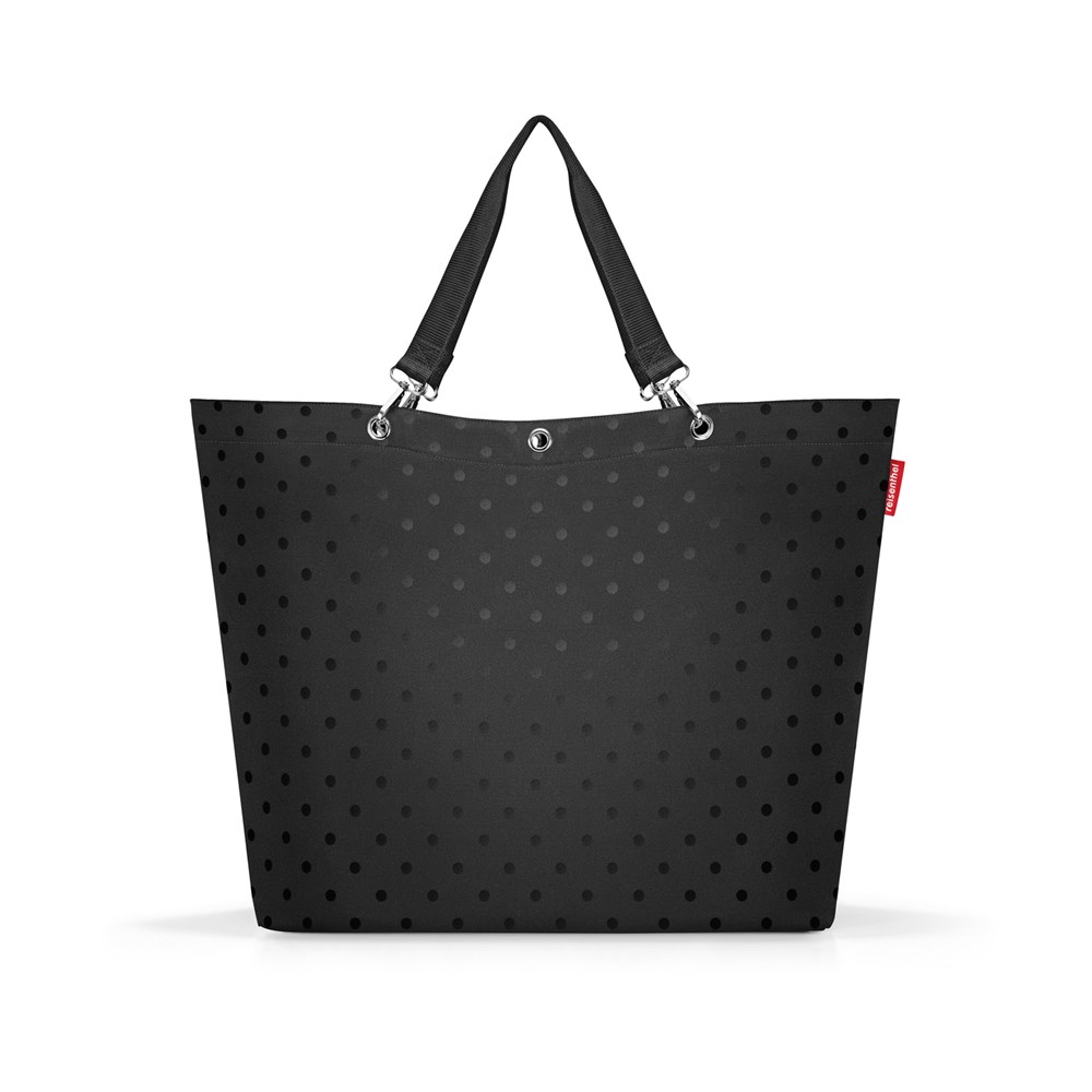 reisenthel® shopper XL - glossy dots black
