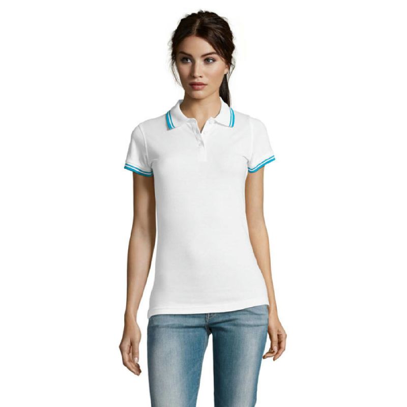 Weiß/Aquamarinblau(QU)