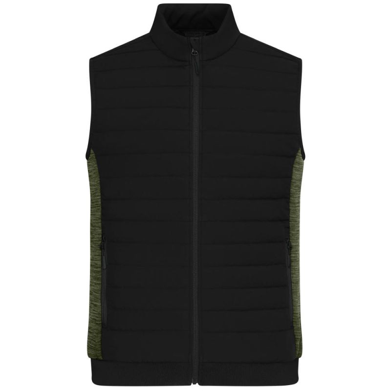 schwarz/oliv/braun (black/olive-melange)