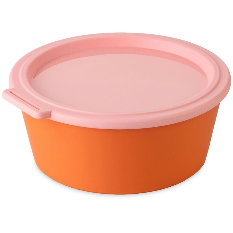 strong coral/sweet pink