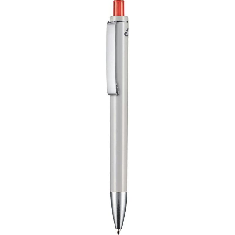grau recycled (PCR)/feuer-rot TR/FR