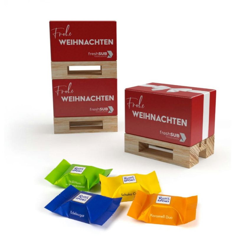 16 g - Ritter Sport: Edelnugat & Karamel Duo - 4c Euroskala