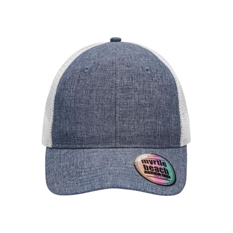 blau/weiß (navy-melange/white)
