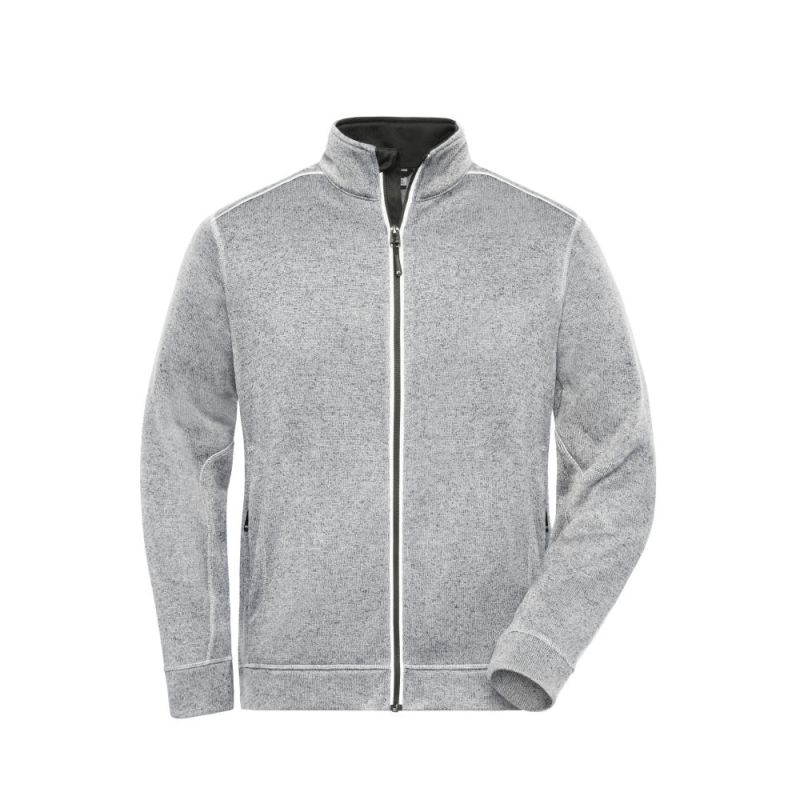 weiß/grau (white-melange/carbon)