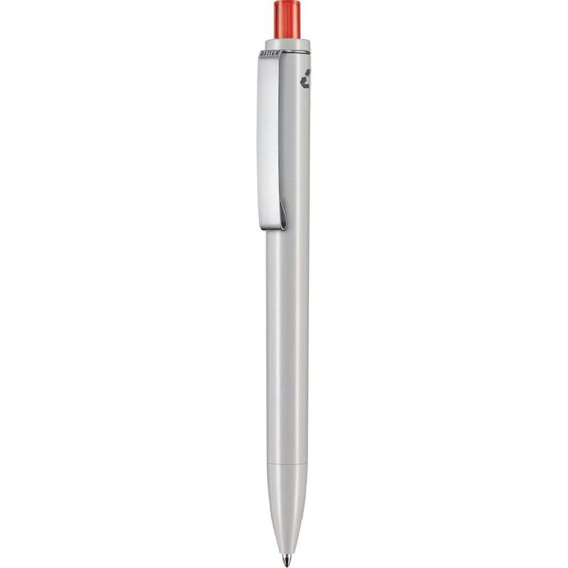 grau recycled (PCR)/feuer-rot TR/FR