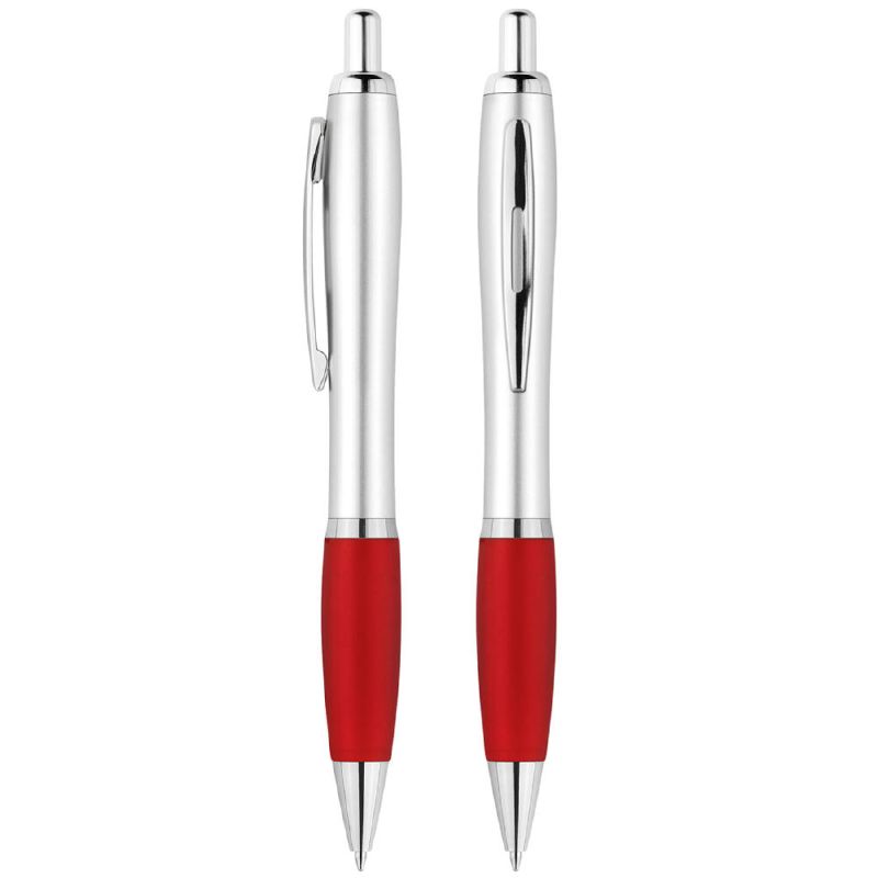 Grundfarbe silber, Griff rot