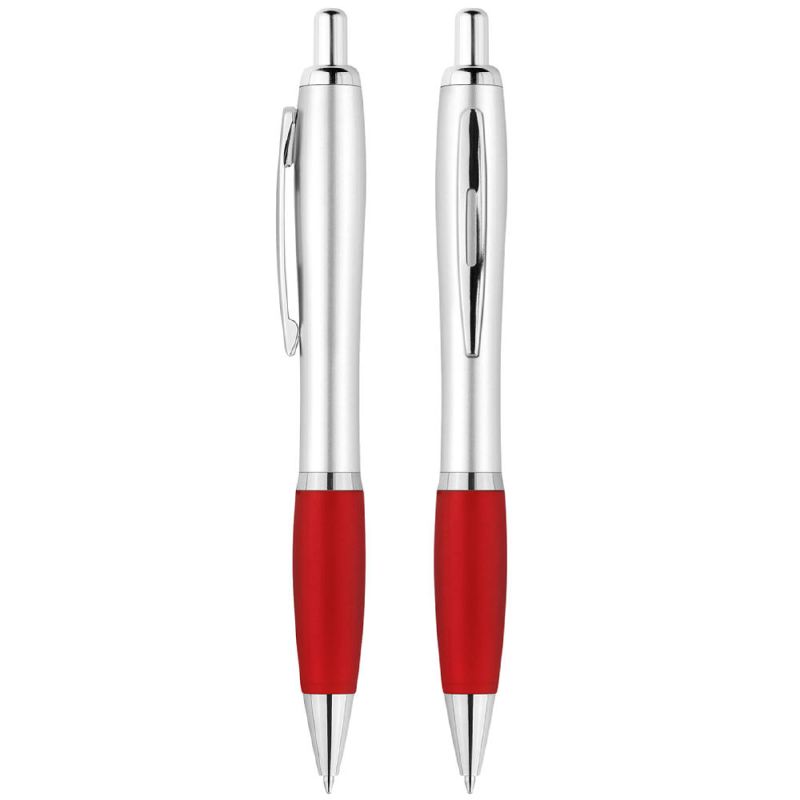 Grundfarbe silber, Griff rot
