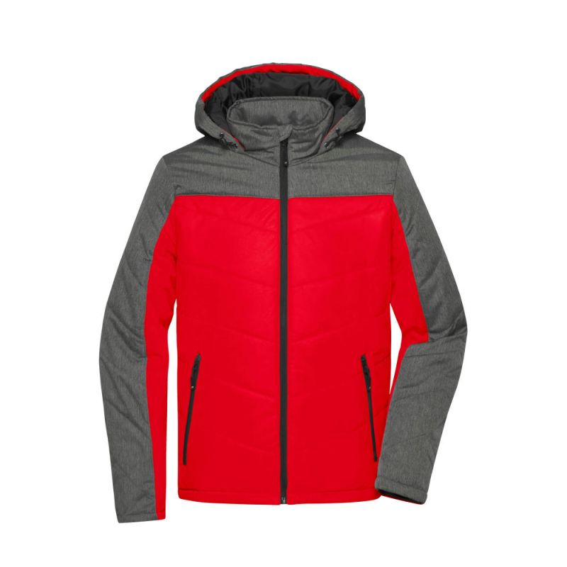 rot/grau (red/anthracite-melange)