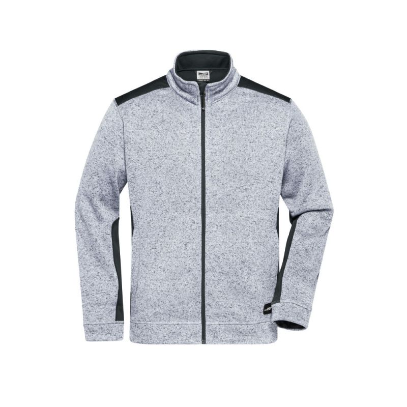 weiß/grau (white-melange/carbon)