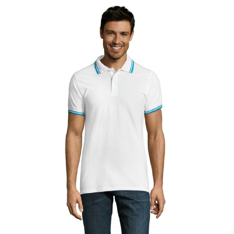 Weiß/Aquamarinblau(QU)