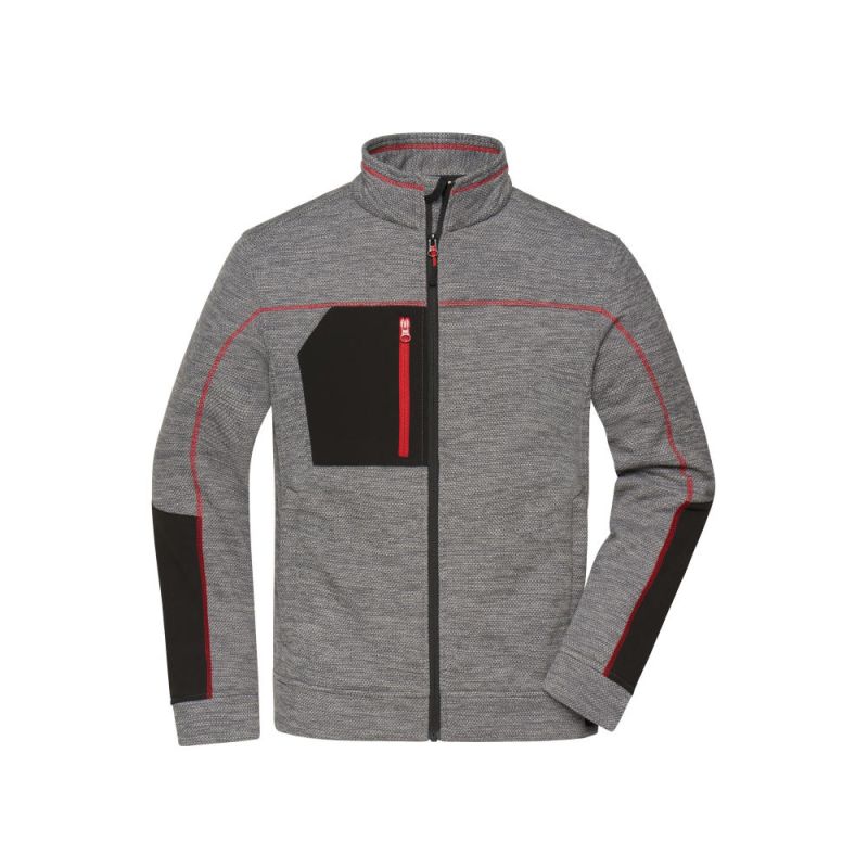grau/schwarz/rot (carbon-melange/black/red)