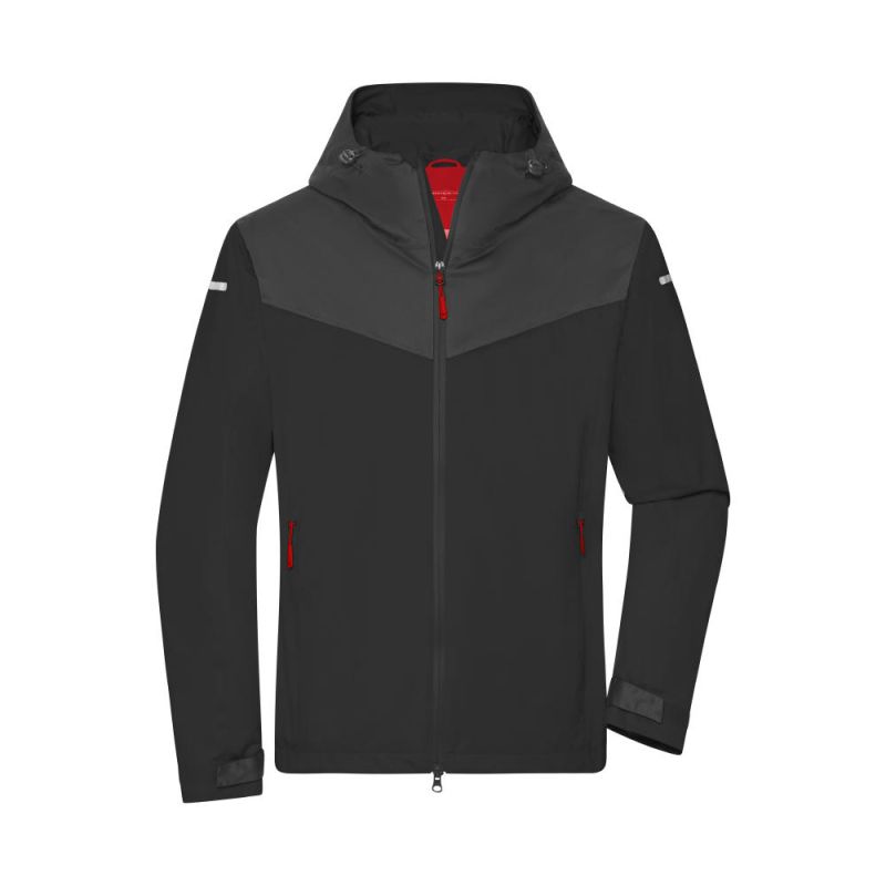 schwarz/grau/rot (black/carbon/light-red)