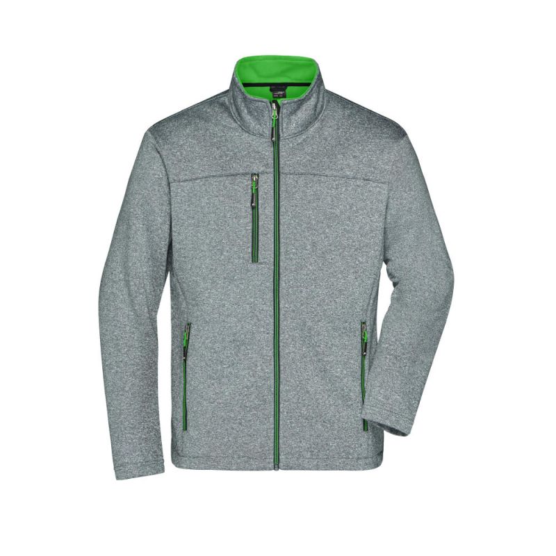 grau/grün (dark-melange/green)